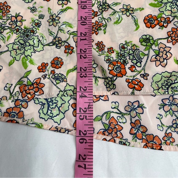 Red Camel long Sleeves Ruffle Button Front Blouse Top Size L - Picture 9 of 10